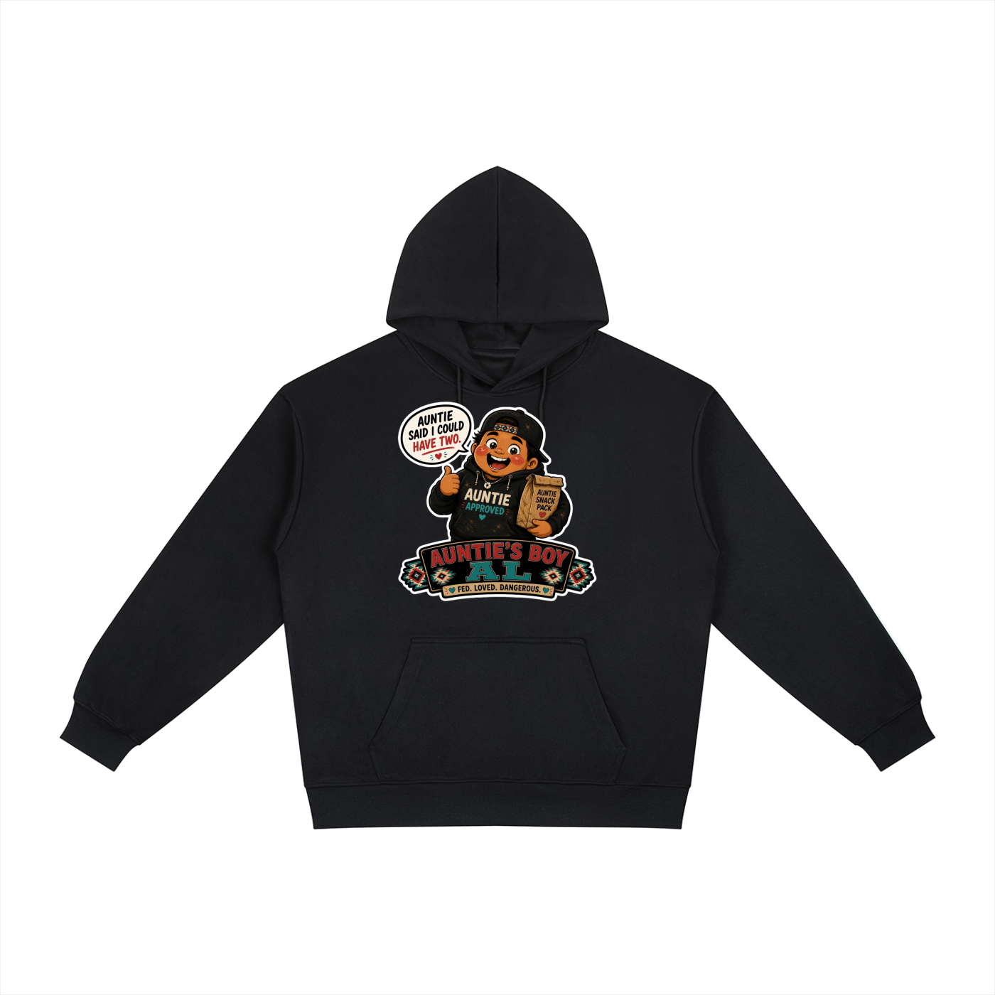 Aunties Boy Al Relaxed Fit Hoodie