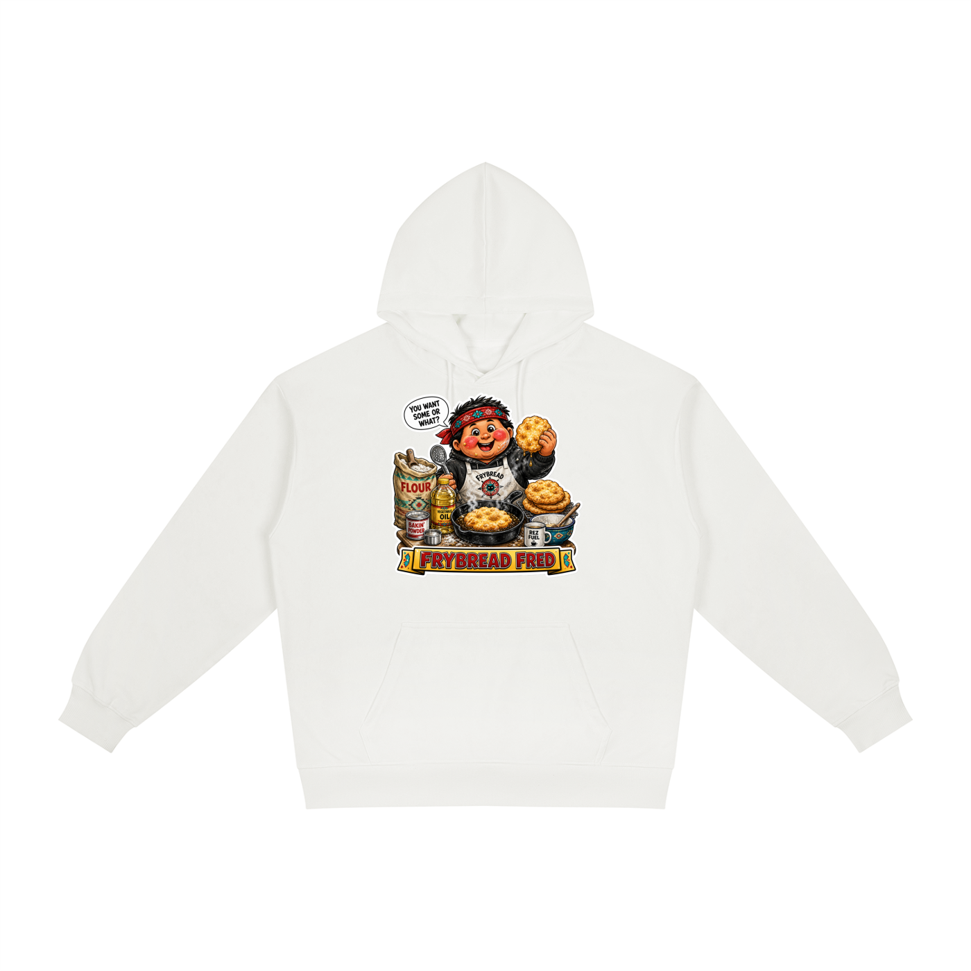 FryBread Fred Relaxed Fit Hoodie