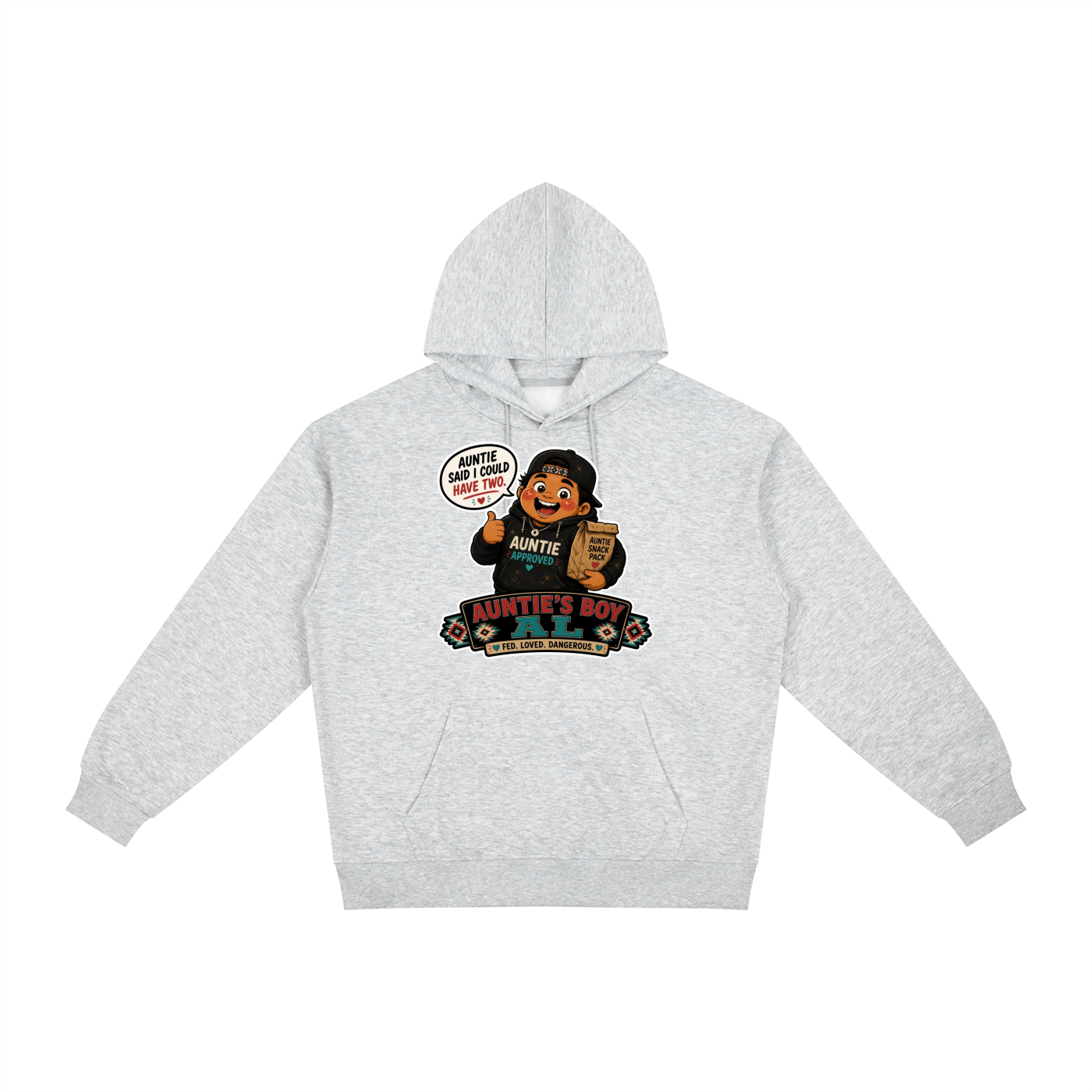 Aunties Boy Al Relaxed Fit Hoodie