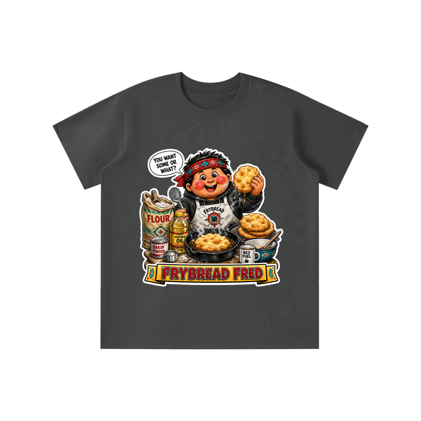 Frybread Fred Sorona Quick-Dry Cooling Kids' T-shirt