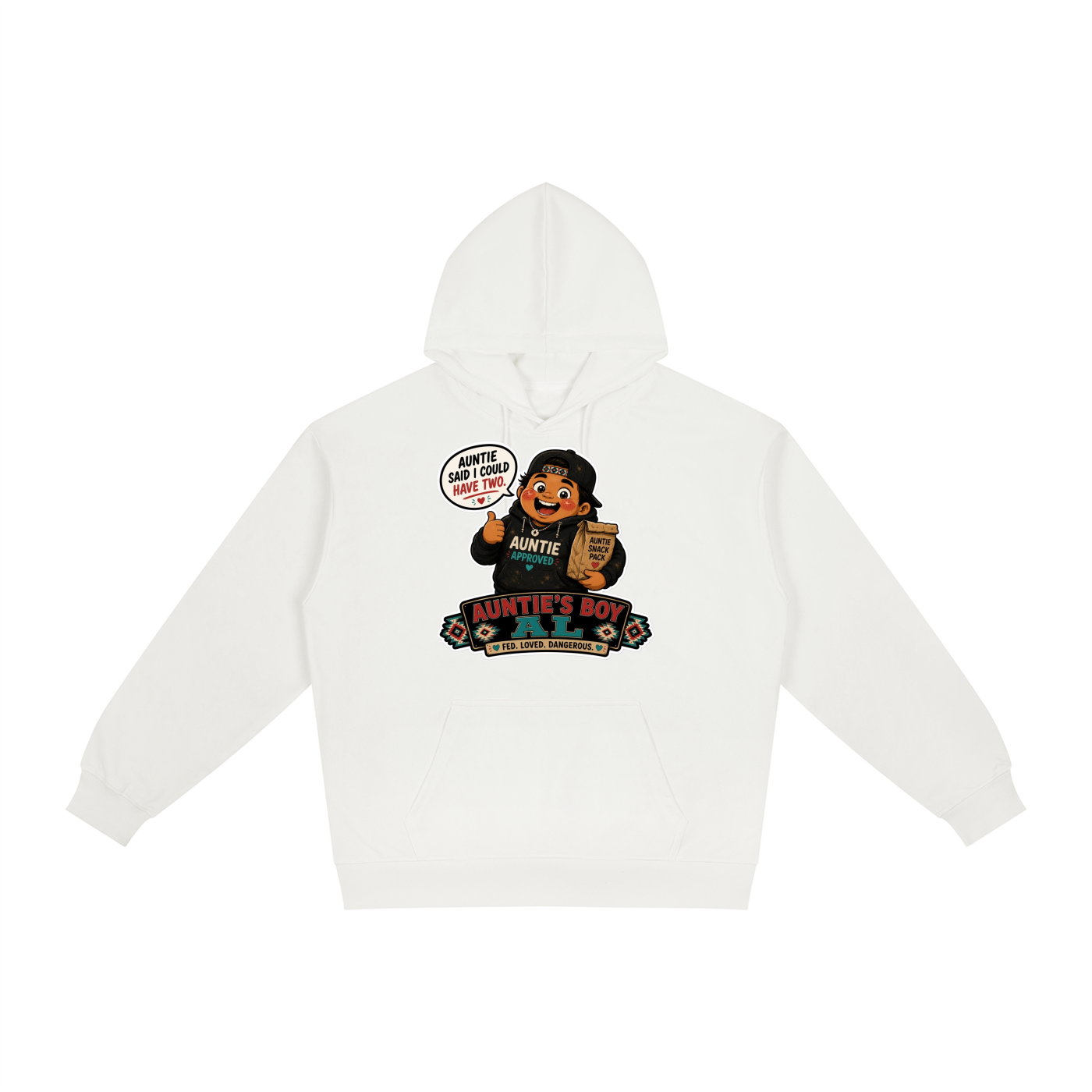 Aunties Boy Al Relaxed Fit Hoodie
