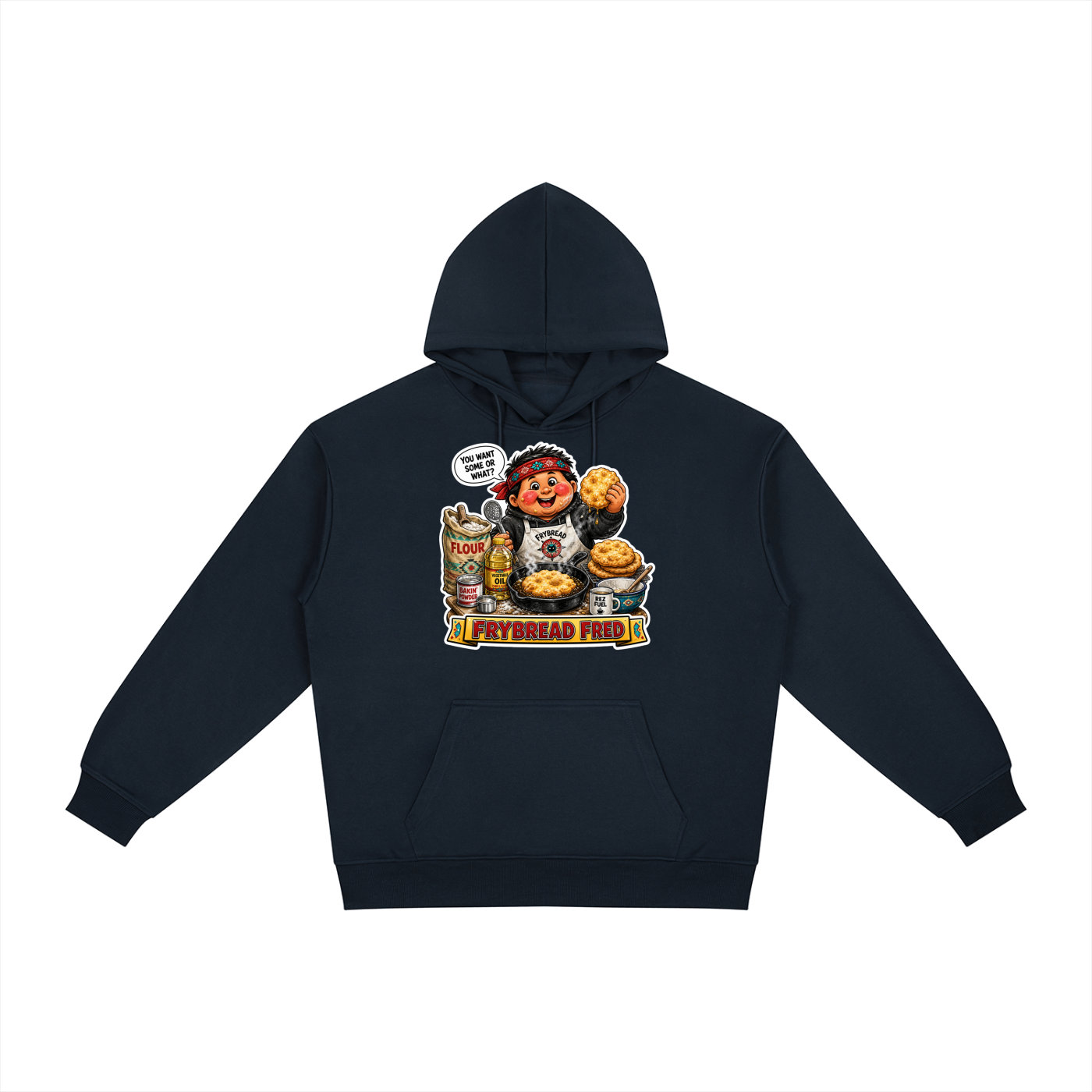 FryBread Fred Relaxed Fit Hoodie