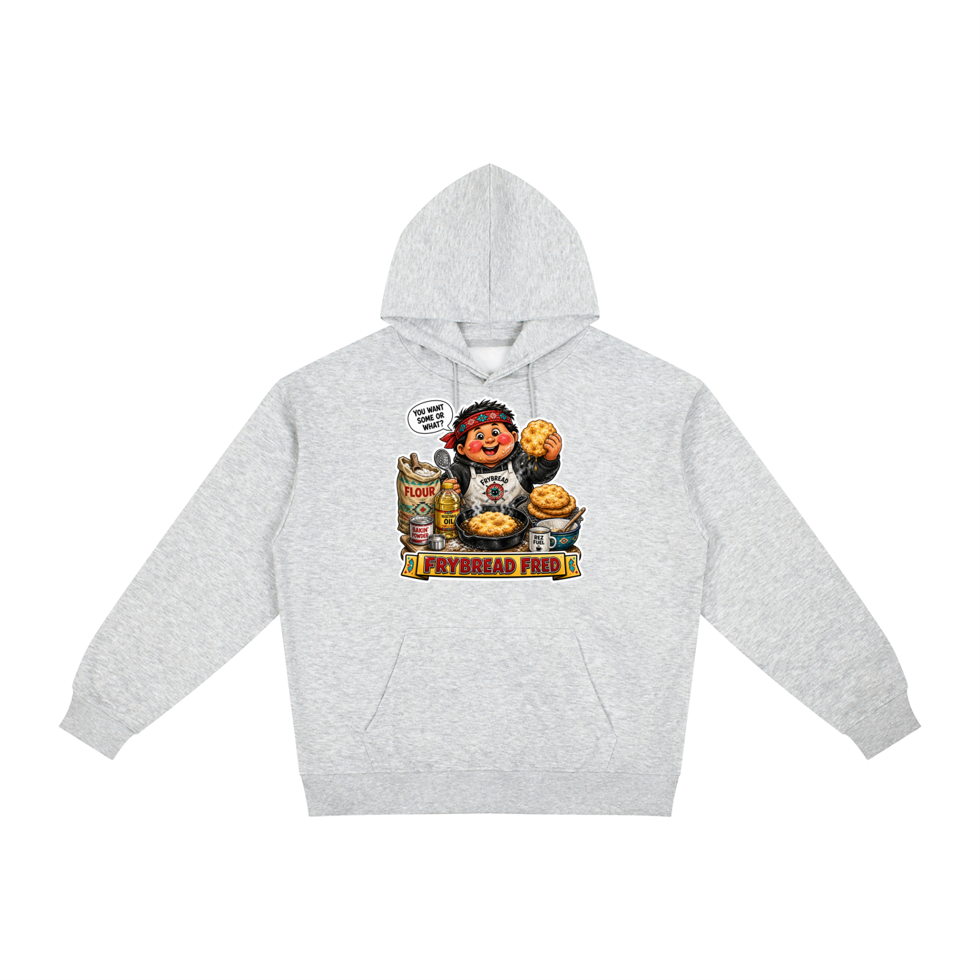 FryBread Fred Relaxed Fit Hoodie