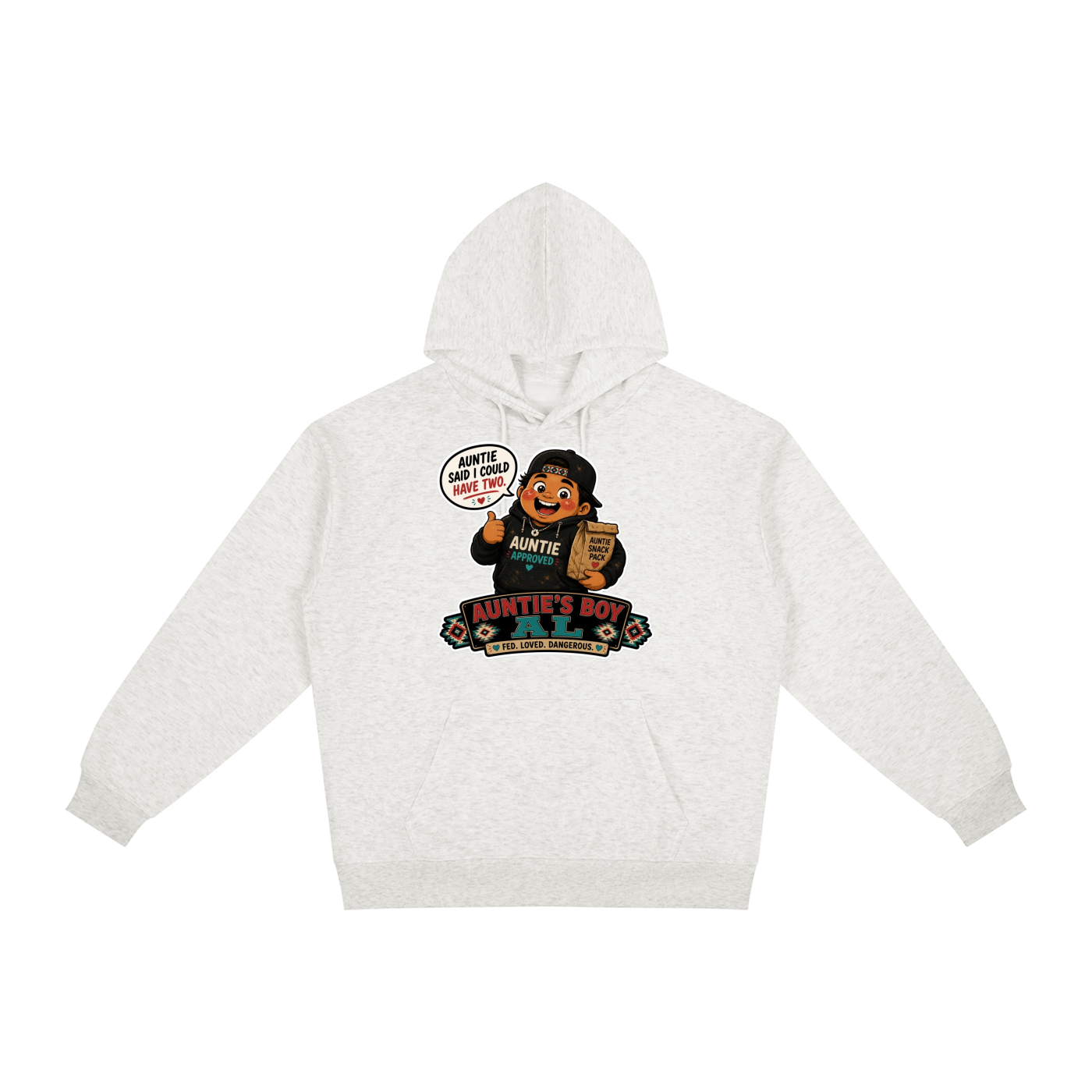 Aunties Boy Al Relaxed Fit Hoodie