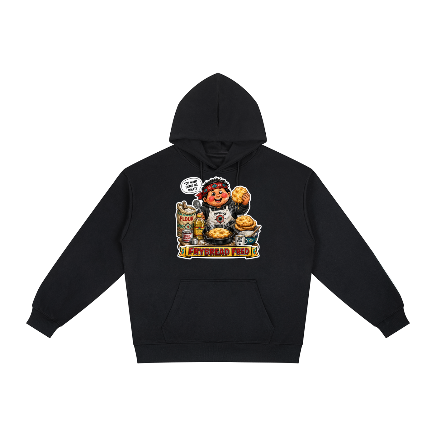 FryBread Fred Relaxed Fit Hoodie
