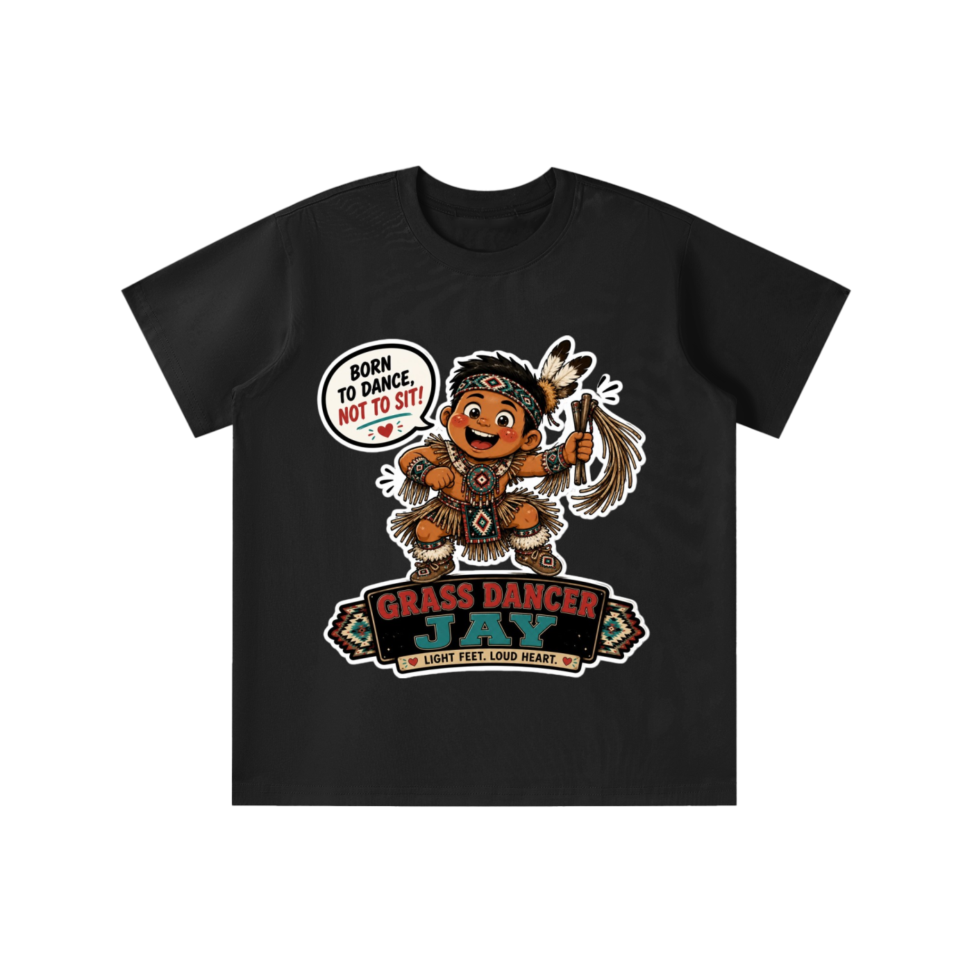Grass Dancer Jay Sorona Quick-Dry Cooling Kids' T-shirt