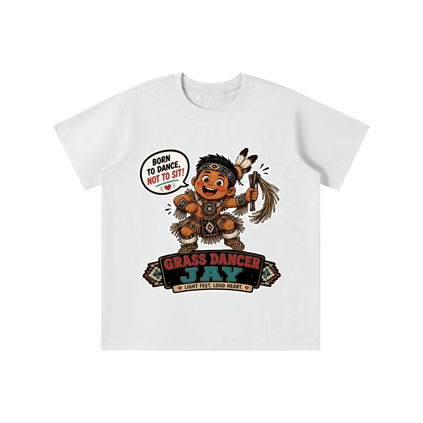 Grass Dancer Jay Sorona Quick-Dry Cooling Kids' T-shirt