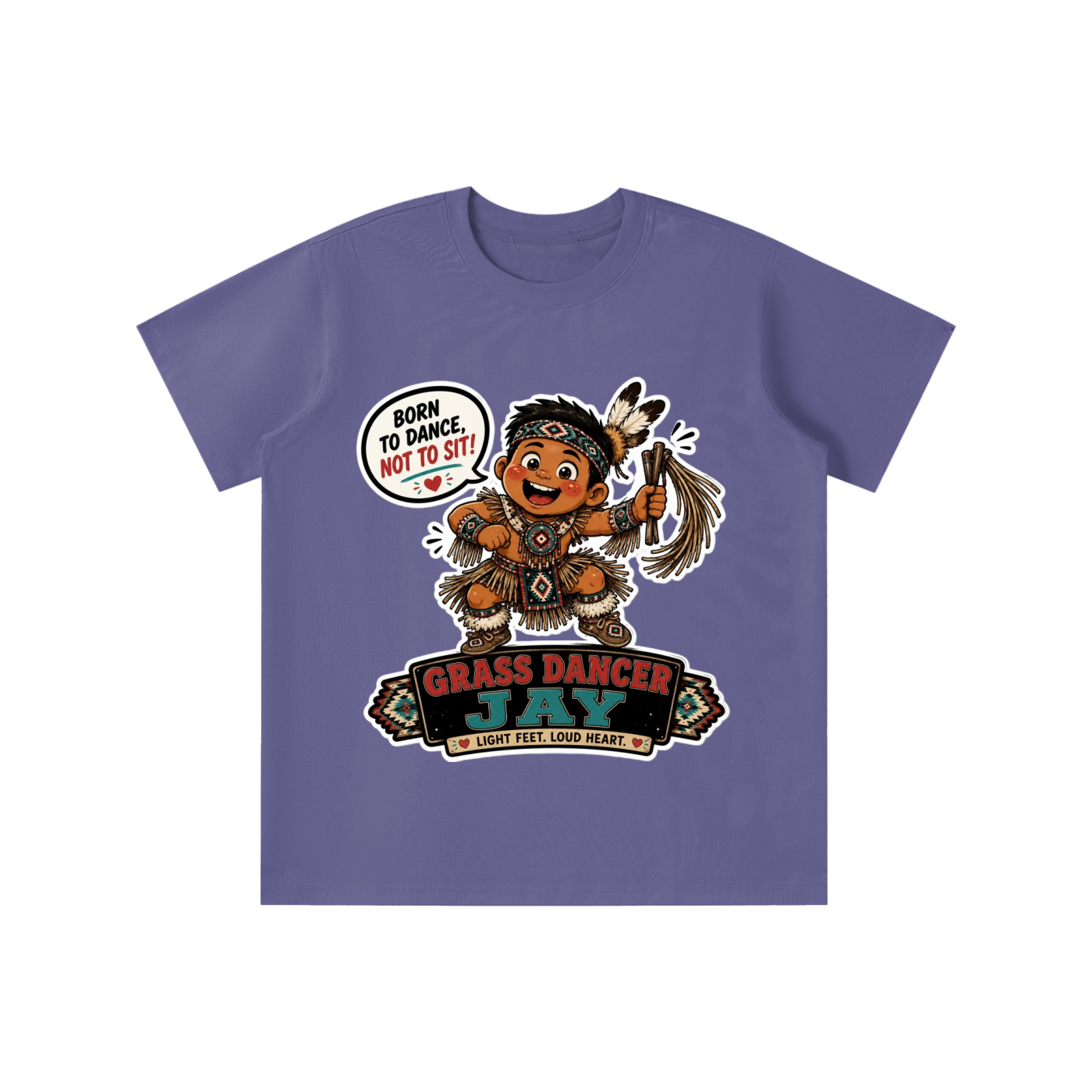 Grass Dancer Jay Sorona Quick-Dry Cooling Kids' T-shirt