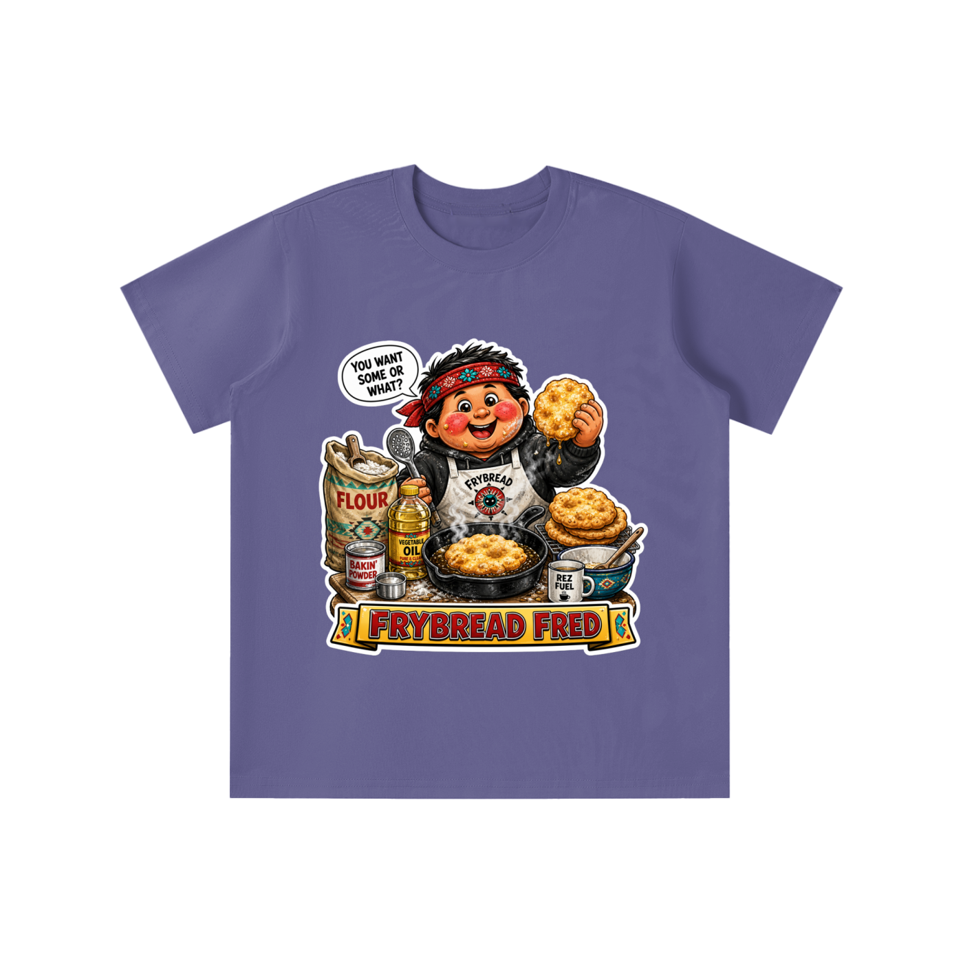 Frybread Fred Sorona Quick-Dry Cooling Kids' T-shirt