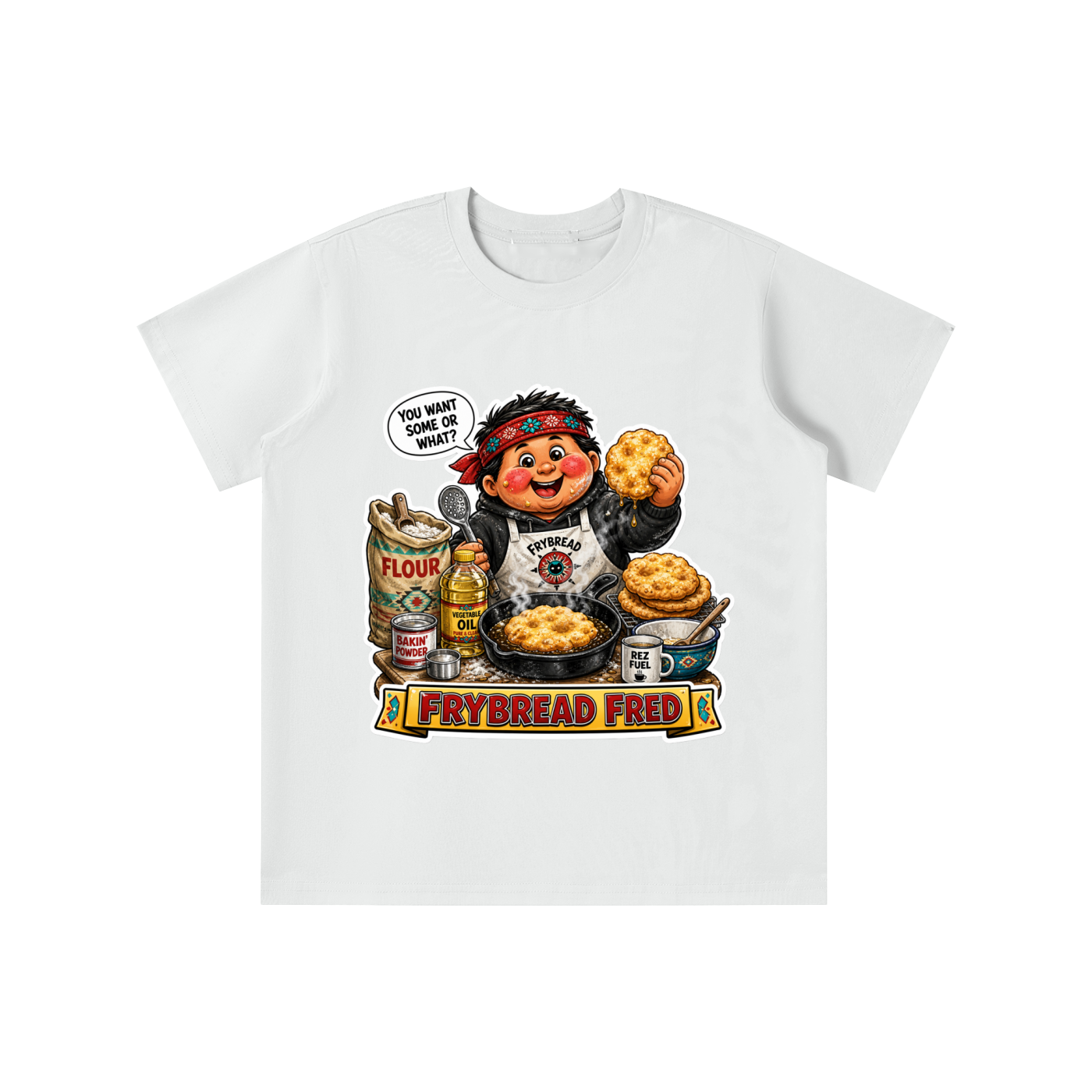 Frybread Fred Sorona Quick-Dry Cooling Kids' T-shirt
