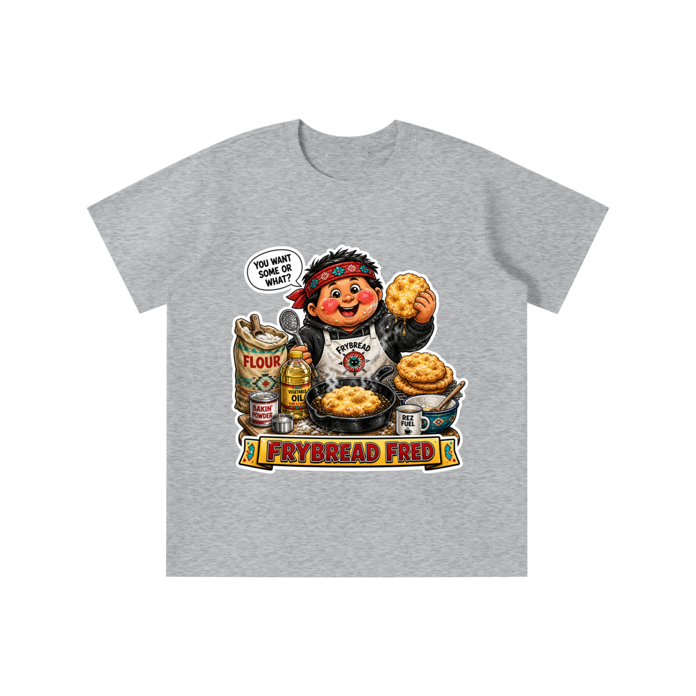 Frybread Fred Sorona Quick-Dry Cooling Kids' T-shirt
